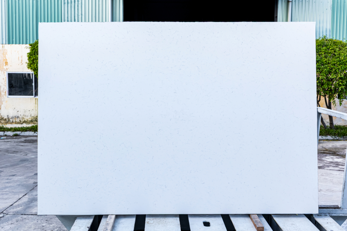 Tấm Đá Thạch Anh Nhân Tạo Carrara White