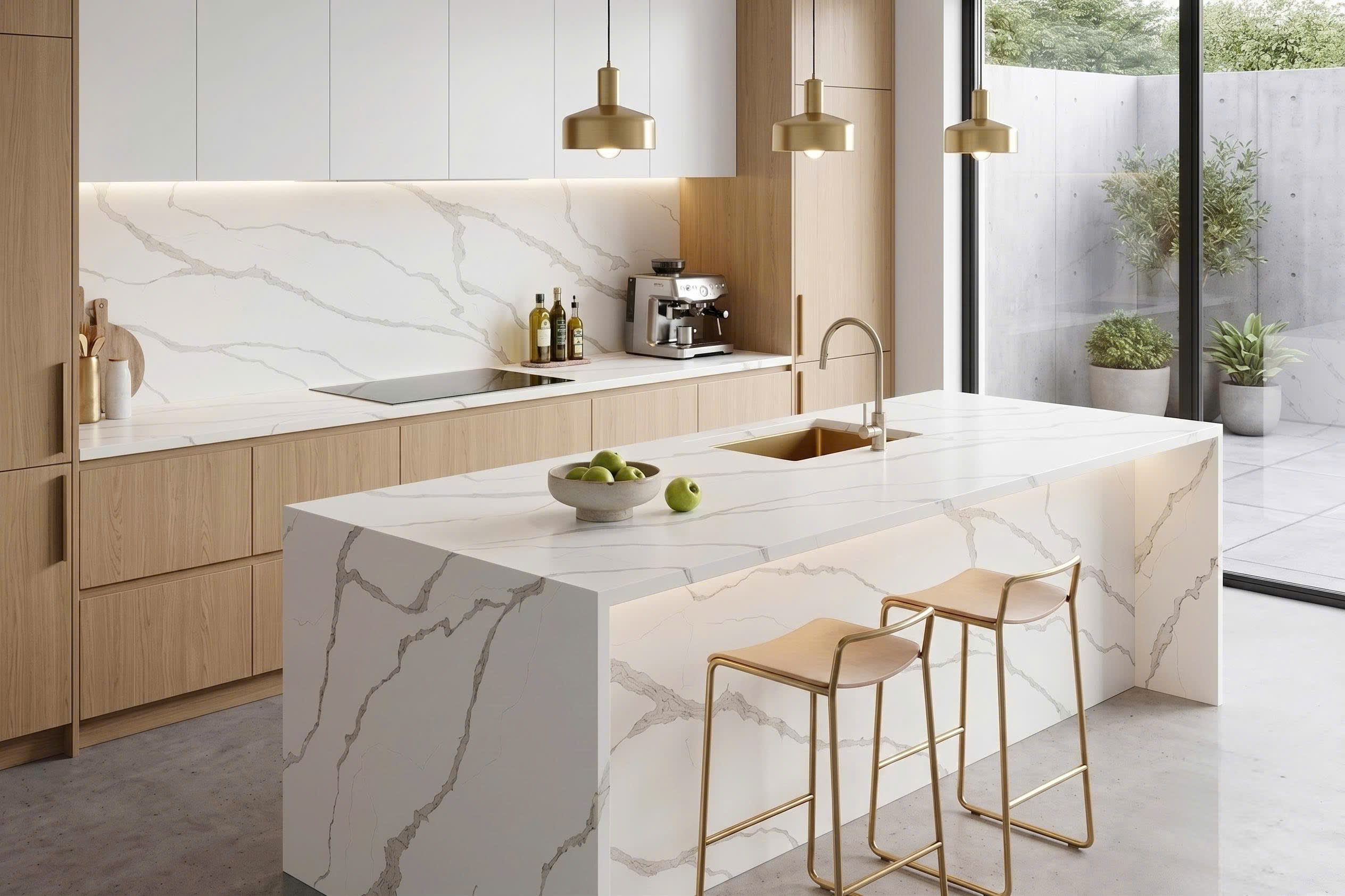 Countertop Made of Engineered Quartz