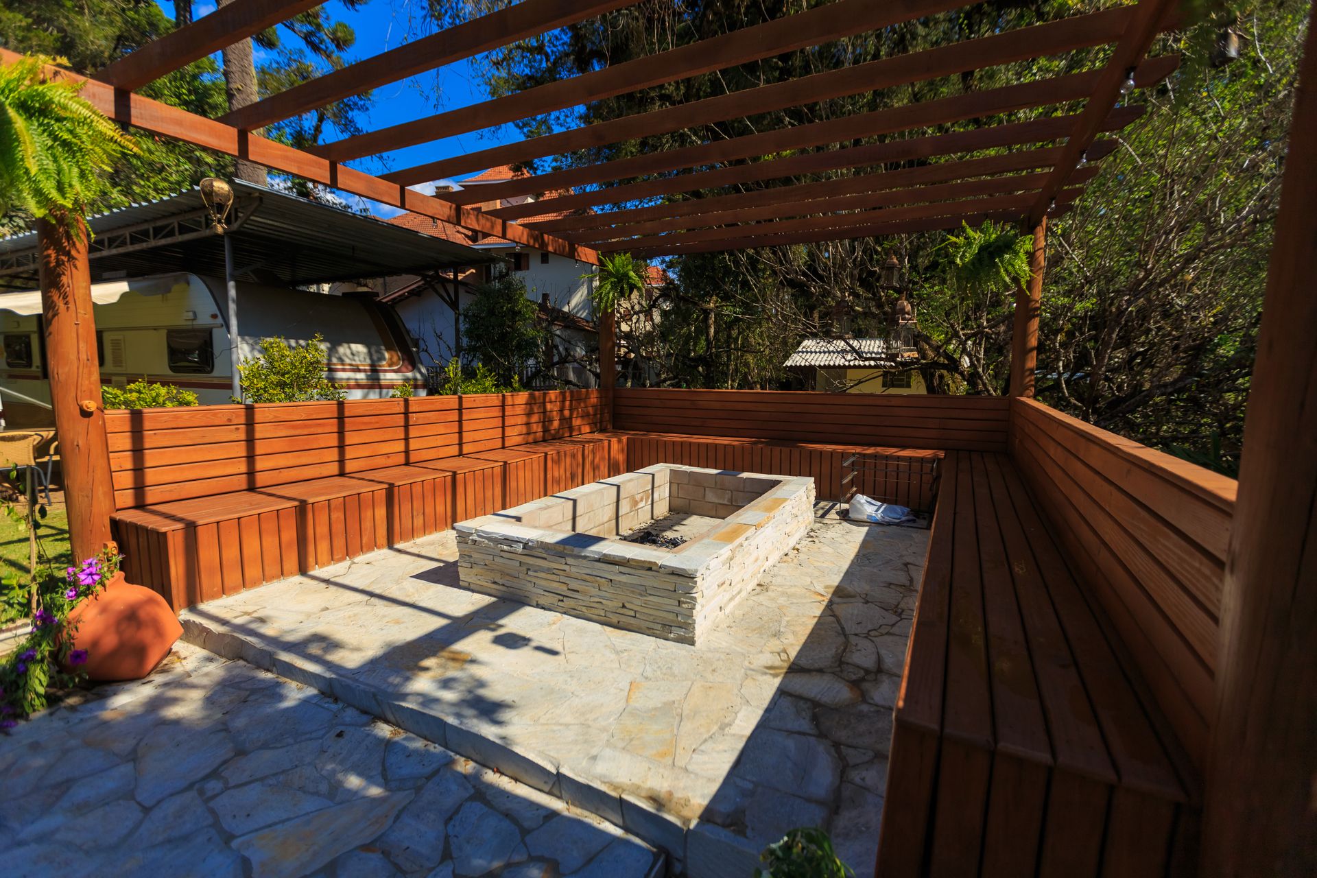 Stone Fire Pit application 2