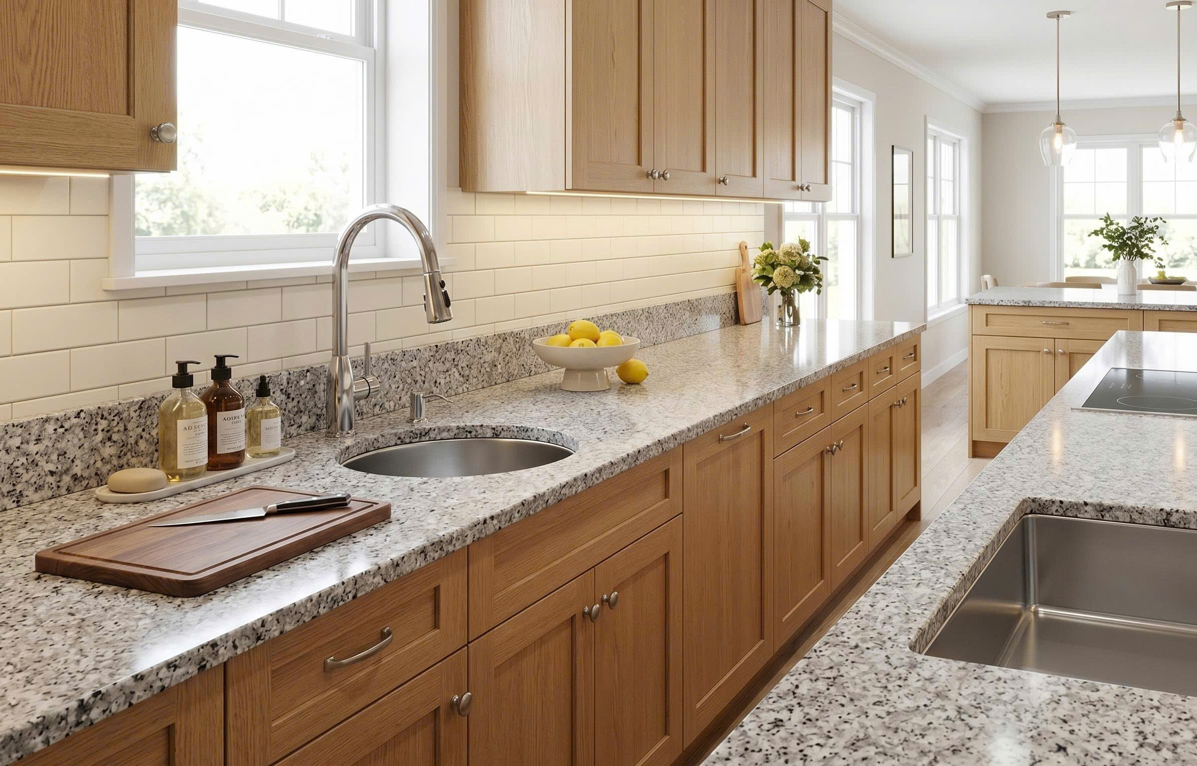 MẶT COUNTERTOPS LÀM BẰNG ĐÁ TỰ NHIÊN GRANITE application 4