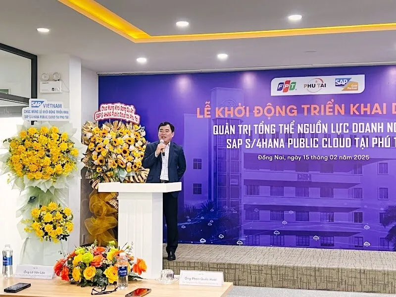 PhuTai Quartz Stone Hợp Tác FPT Số Hóa Quản Trị Với SAP S/4HANA Cloud