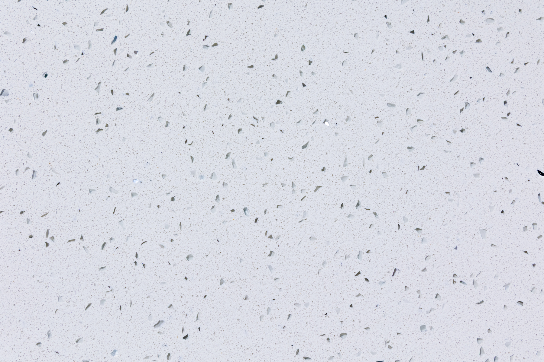 Sparkling White Engineered Quartz Slab