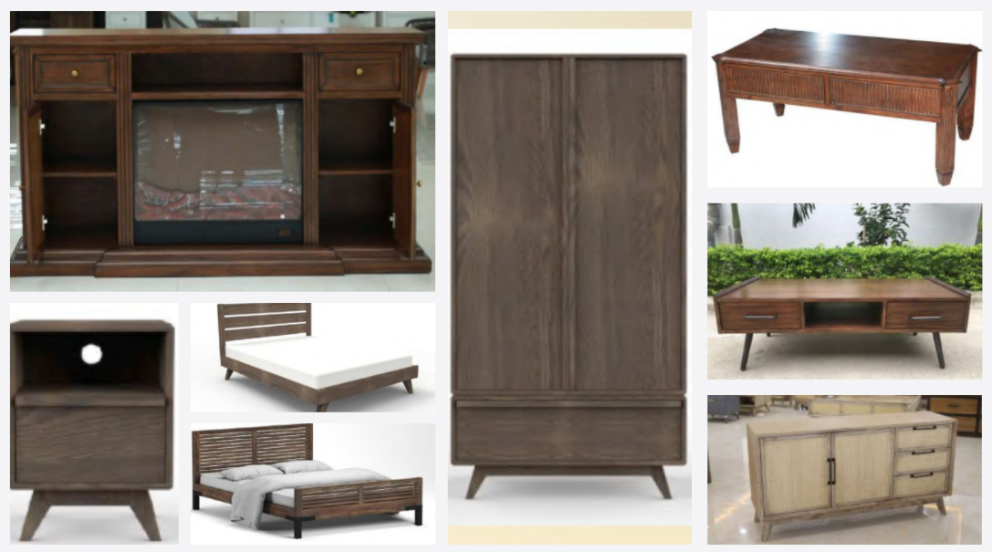 Phu Tai’s Exported Wooden Furniture Product Categories