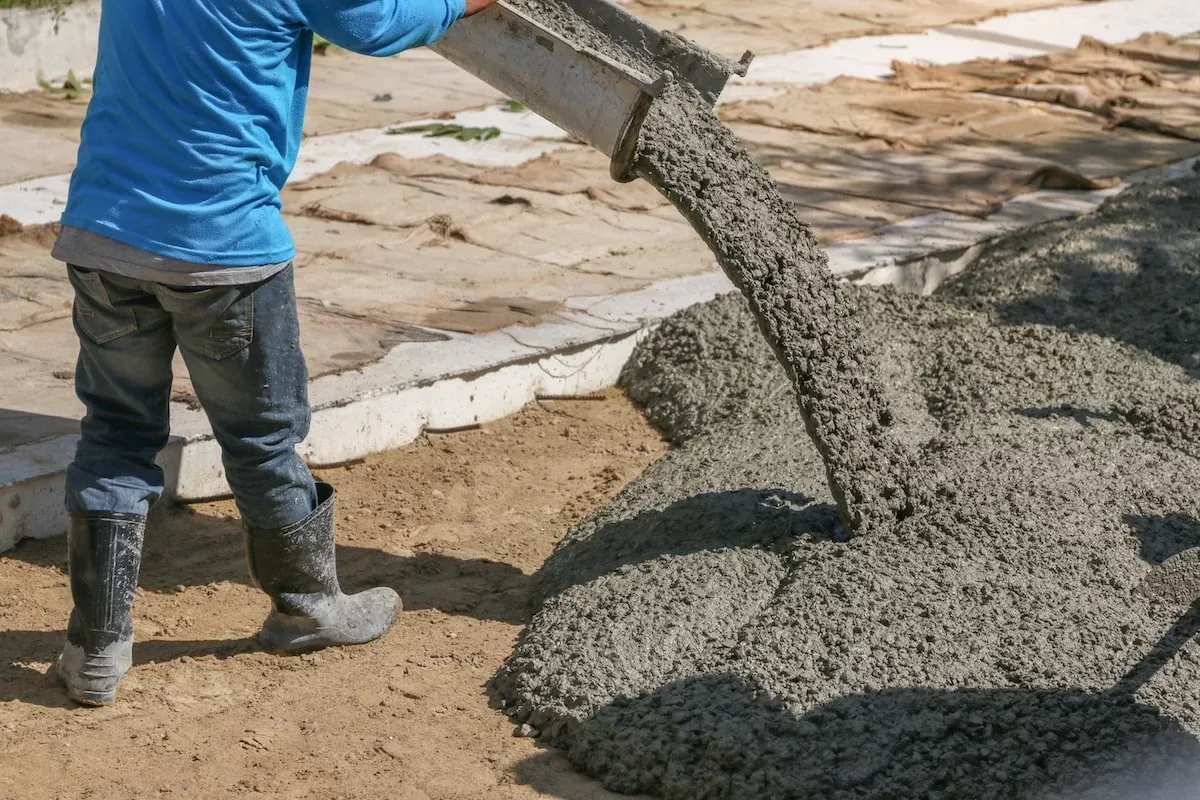 Ready-mix concrete application 1