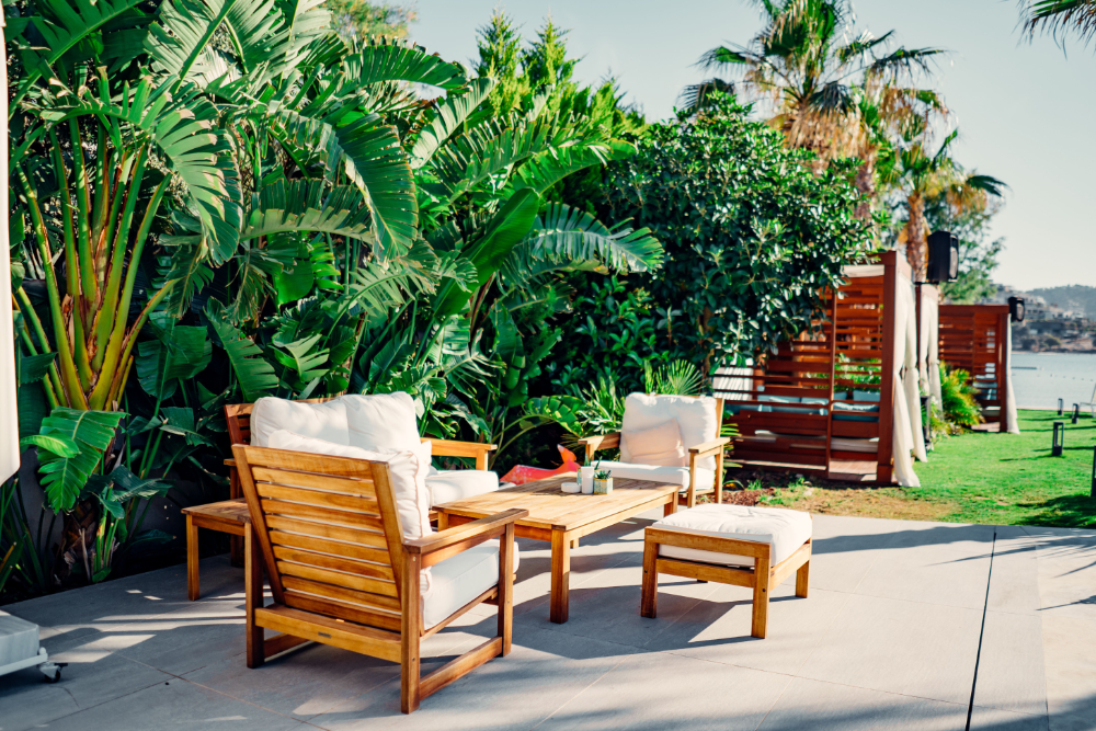OUTDOOR WOODEN FURNITURE
